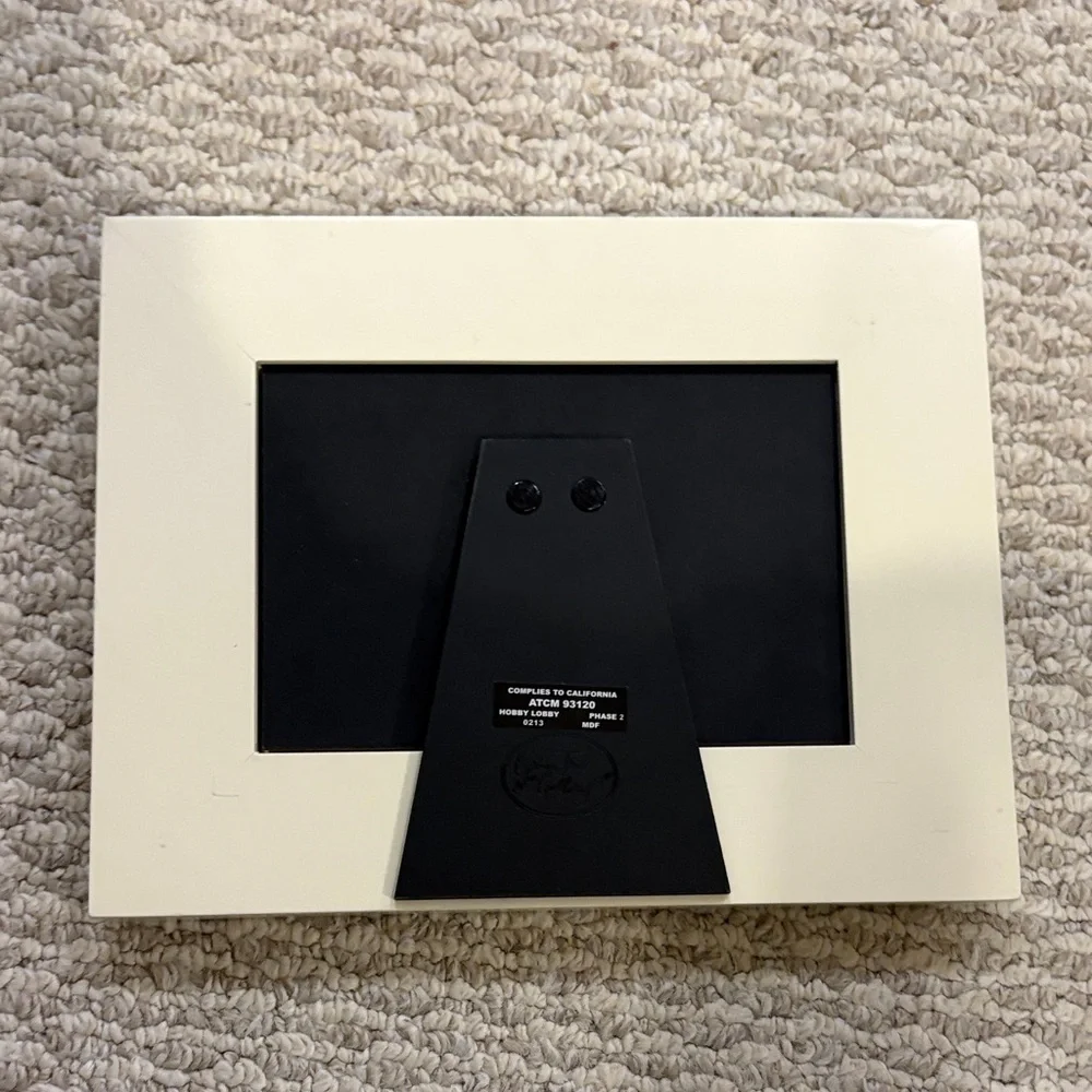 Cream Baby Photo Frame by
